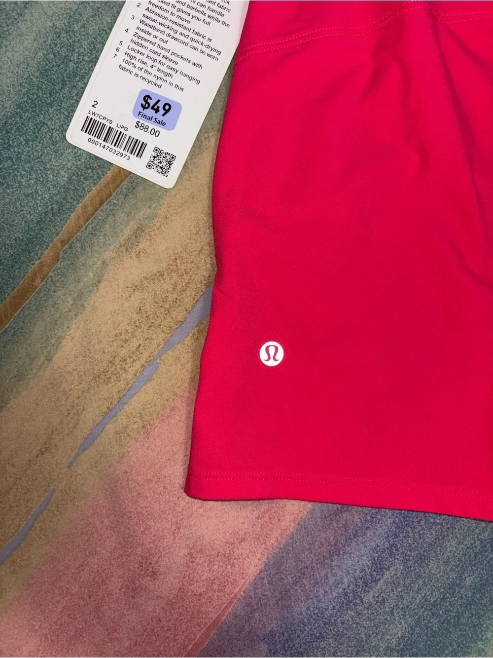 Lululemon License to Train High-Rise Short 4